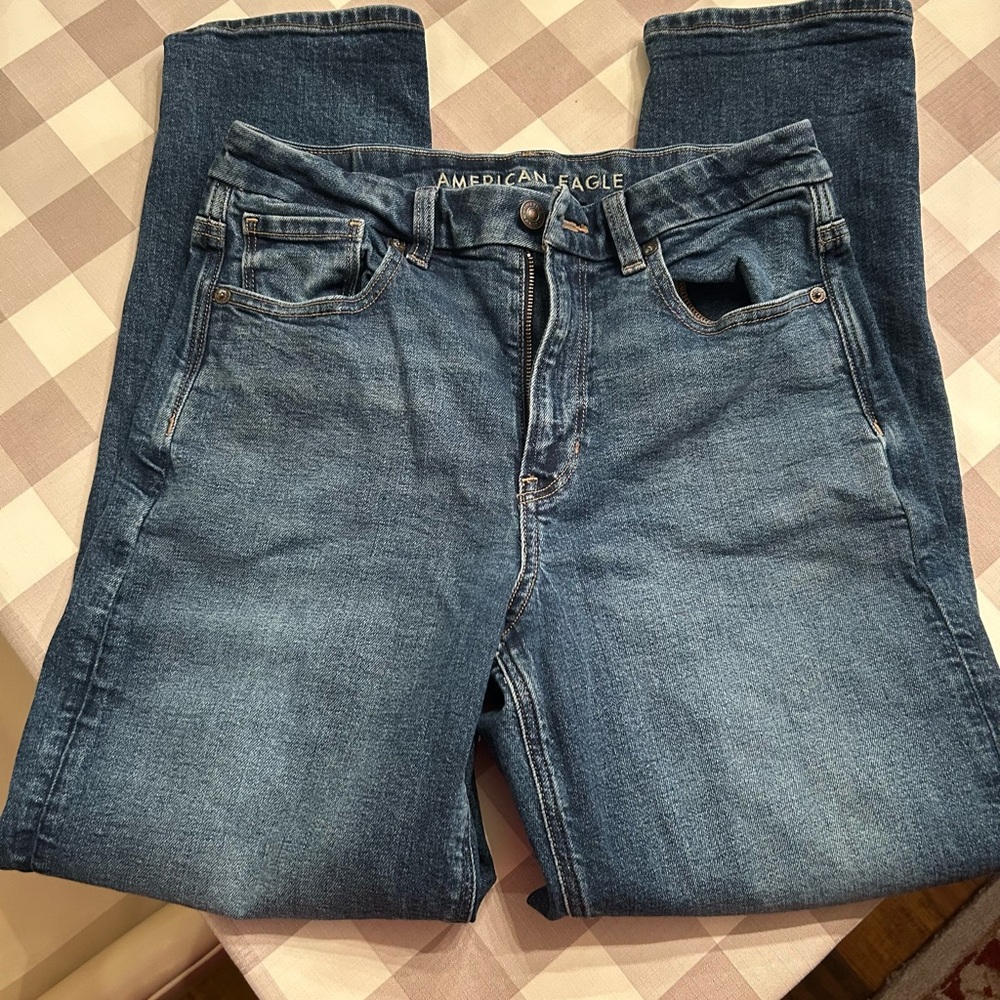 American Eagle Outfitters Blue Straight Jeans